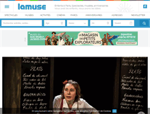 Tablet Screenshot of lamuse.fr